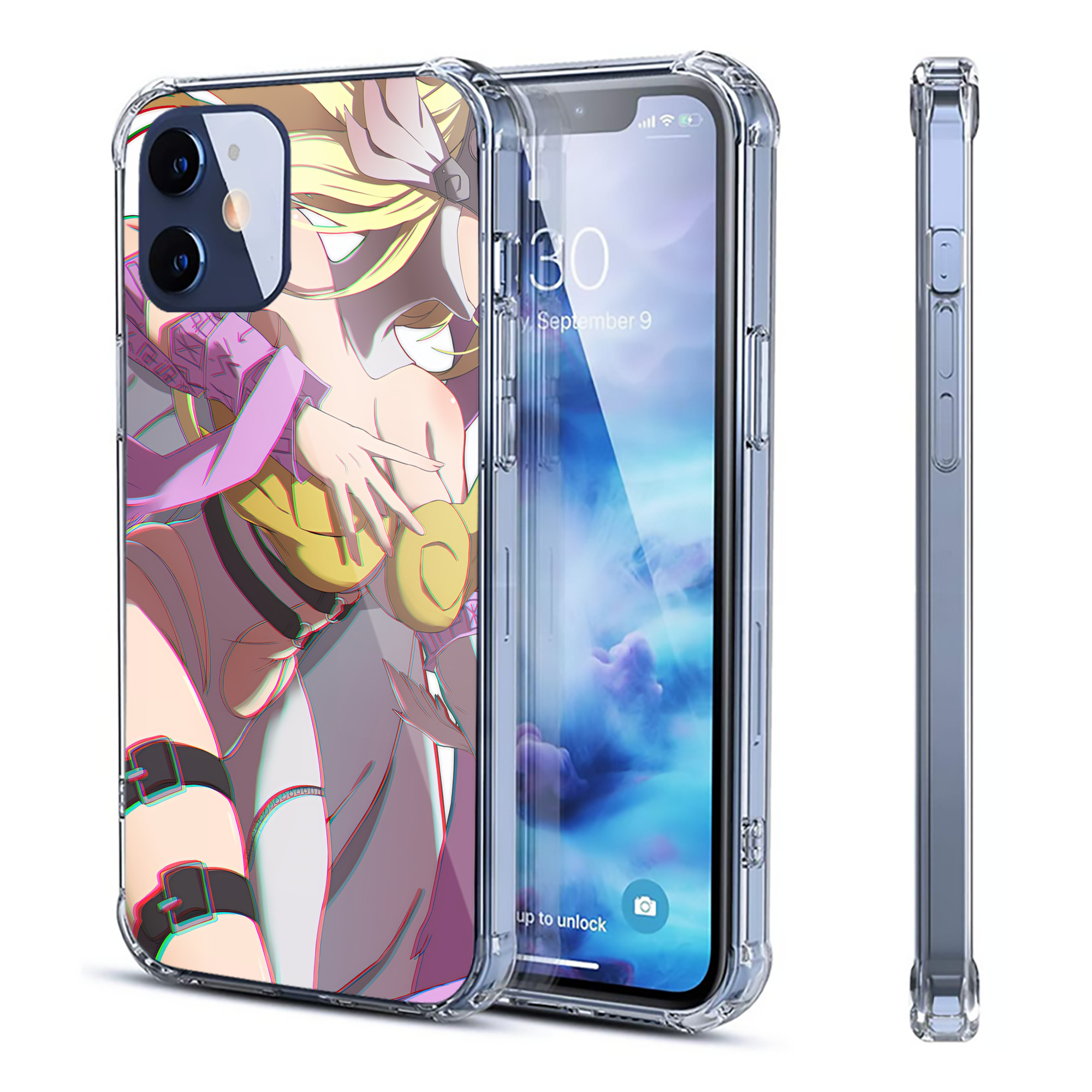 （画像用） Digimon デジタルモンスター/デジモン 【iPhone 12シリーズ対応】透明スマホケース（クリアソフトケース）